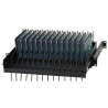 Techly 107753 — półka rack: urządzenia ustawione w przegrodach półki
